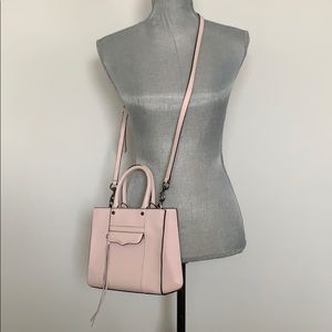 Rebecca Minkoff Blush Pink MAB Tote Mini Crossbody